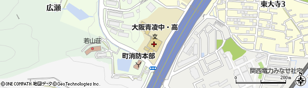 大阪青凌高等学校周辺の地図