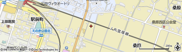 兵庫県三田市駅前町24周辺の地図