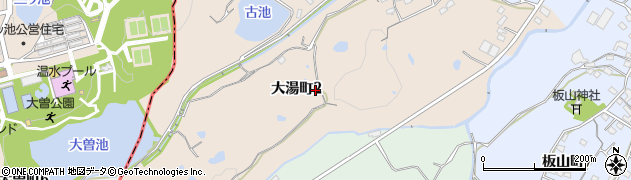愛知県半田市大湯町2丁目周辺の地図
