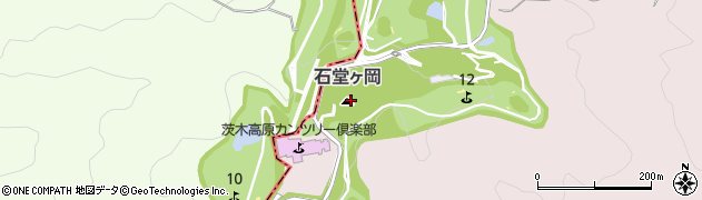 石堂ケ岡周辺の地図