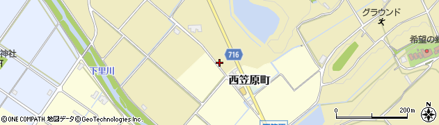 兵庫県加西市牛居町254周辺の地図