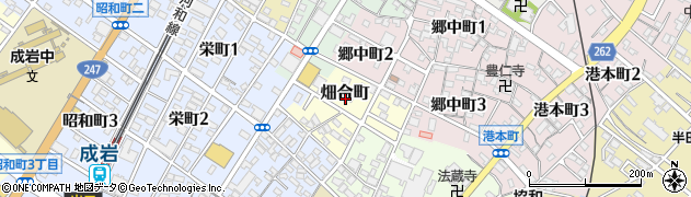 愛知県半田市畑合町周辺の地図