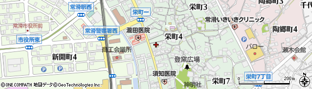 ファミリーマート常滑栄町店周辺の地図
