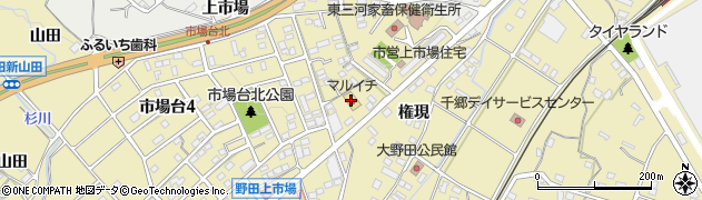 マルイチ野田店周辺の地図