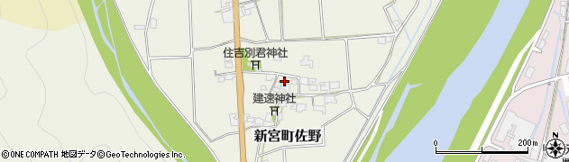 兵庫県たつの市新宮町佐野165周辺の地図