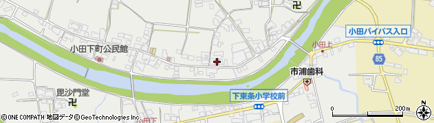 小野小田郵便局周辺の地図