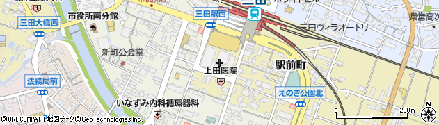 兵庫県三田市駅前町3周辺の地図
