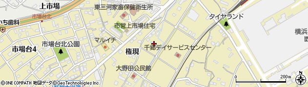 愛知県新城市野田権現94周辺の地図