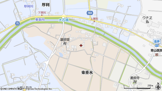 〒673-1336 兵庫県加東市東垂水の地図