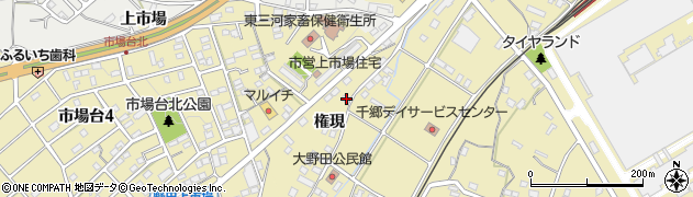愛知県新城市野田権現20周辺の地図