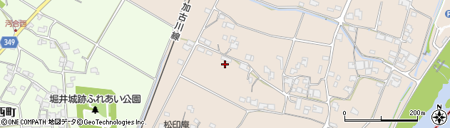 兵庫県小野市河合中町621周辺の地図