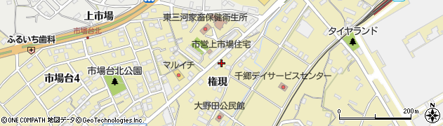 愛知県新城市野田権現21周辺の地図