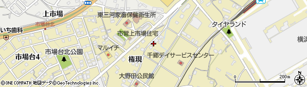 愛知県新城市野田権現12周辺の地図