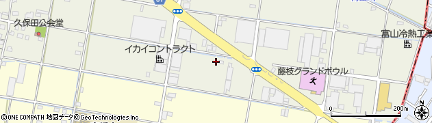 静岡県藤枝市下当間633周辺の地図