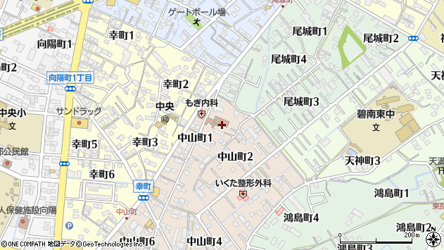 〒447-0035 愛知県碧南市中山町の地図