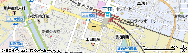 阪急オアシス三田駅前店周辺の地図