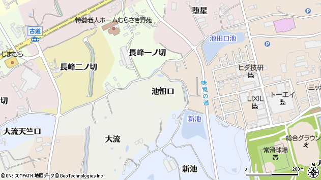 〒479-0024 愛知県常滑市池田口の地図