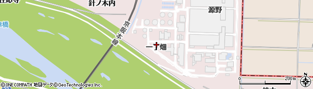 京都府八幡市八幡一丁畑周辺の地図