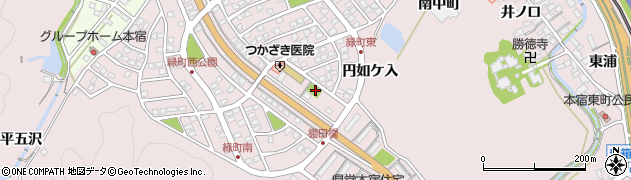 本宿緑町第3児童遊園周辺の地図