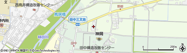 兵庫県たつの市神岡町野部281周辺の地図