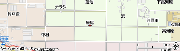 京都府久御山町（久世郡）坊之池（座尾）周辺の地図