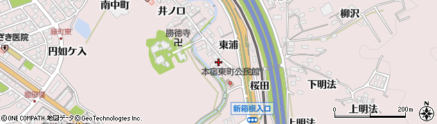 愛知県岡崎市本宿町（寺町）周辺の地図