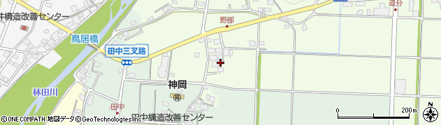 兵庫県たつの市神岡町野部309周辺の地図