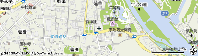 芳春園岩井勘造商店周辺の地図