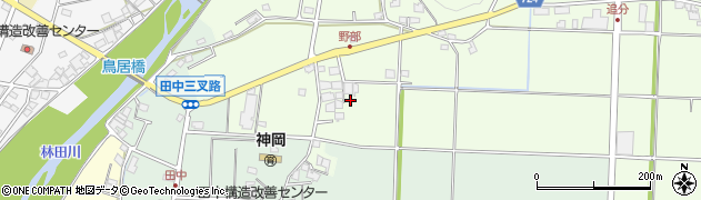 兵庫県たつの市神岡町野部757周辺の地図