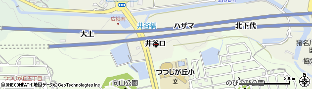 兵庫県川辺郡猪名川町広根井谷口周辺の地図