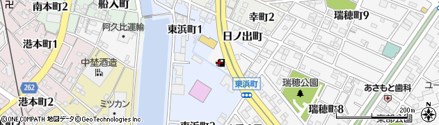 土平石油店半田衣浦港給油所周辺の地図