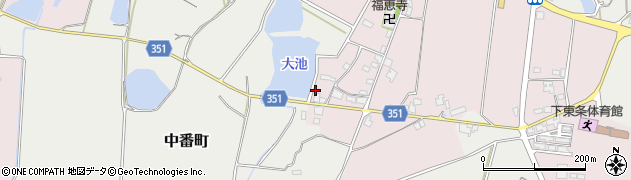 兵庫県小野市福住町109周辺の地図