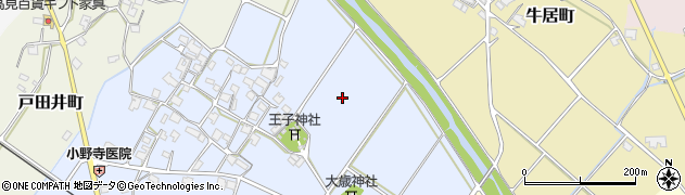 兵庫県加西市王子町周辺の地図
