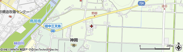 兵庫県たつの市神岡町野部317周辺の地図