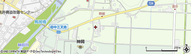 兵庫県たつの市神岡町野部319周辺の地図