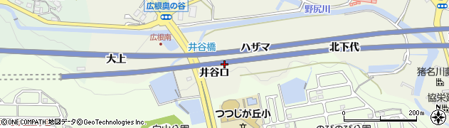 兵庫県猪名川町（川辺郡）広根（向垣内）周辺の地図