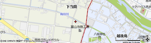 静岡県藤枝市下当間929周辺の地図
