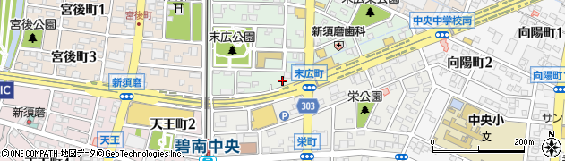 中日気功研究所三河支部周辺の地図
