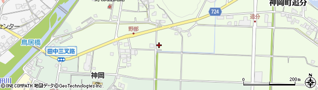 兵庫県たつの市神岡町野部820周辺の地図