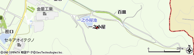 愛知県額田郡幸田町久保田一之小屋周辺の地図