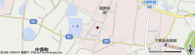 兵庫県小野市福住町90周辺の地図