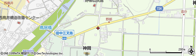 兵庫県たつの市神岡町野部223-4周辺の地図