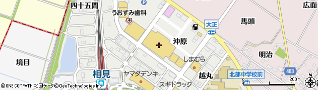 ケーヨーデイツー幸田店周辺の地図