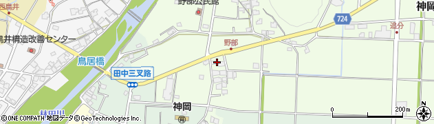 兵庫県たつの市神岡町野部320周辺の地図