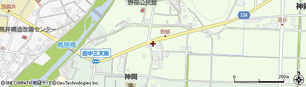 兵庫県たつの市神岡町野部222周辺の地図