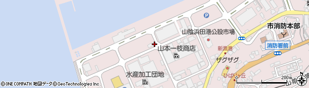 浜田共同水産加工業協同組合周辺の地図
