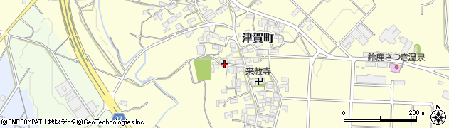 三重県鈴鹿市津賀町周辺の地図