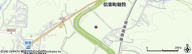 滋賀県甲賀市信楽町勅旨周辺の地図