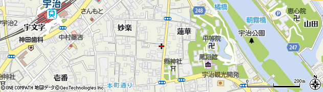 香露園岩井六左衛門周辺の地図
