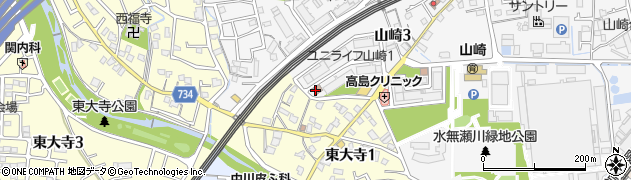 島本町第二コミュニティーセンター周辺の地図